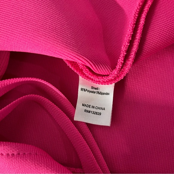 Revolve H:ours Aimee strapless mini dress pink - Small - Picture 11 of 12